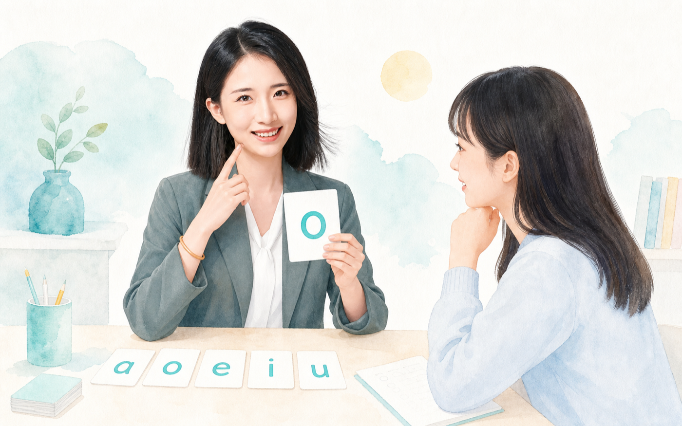 Yiyi teaching Beginner Chinese