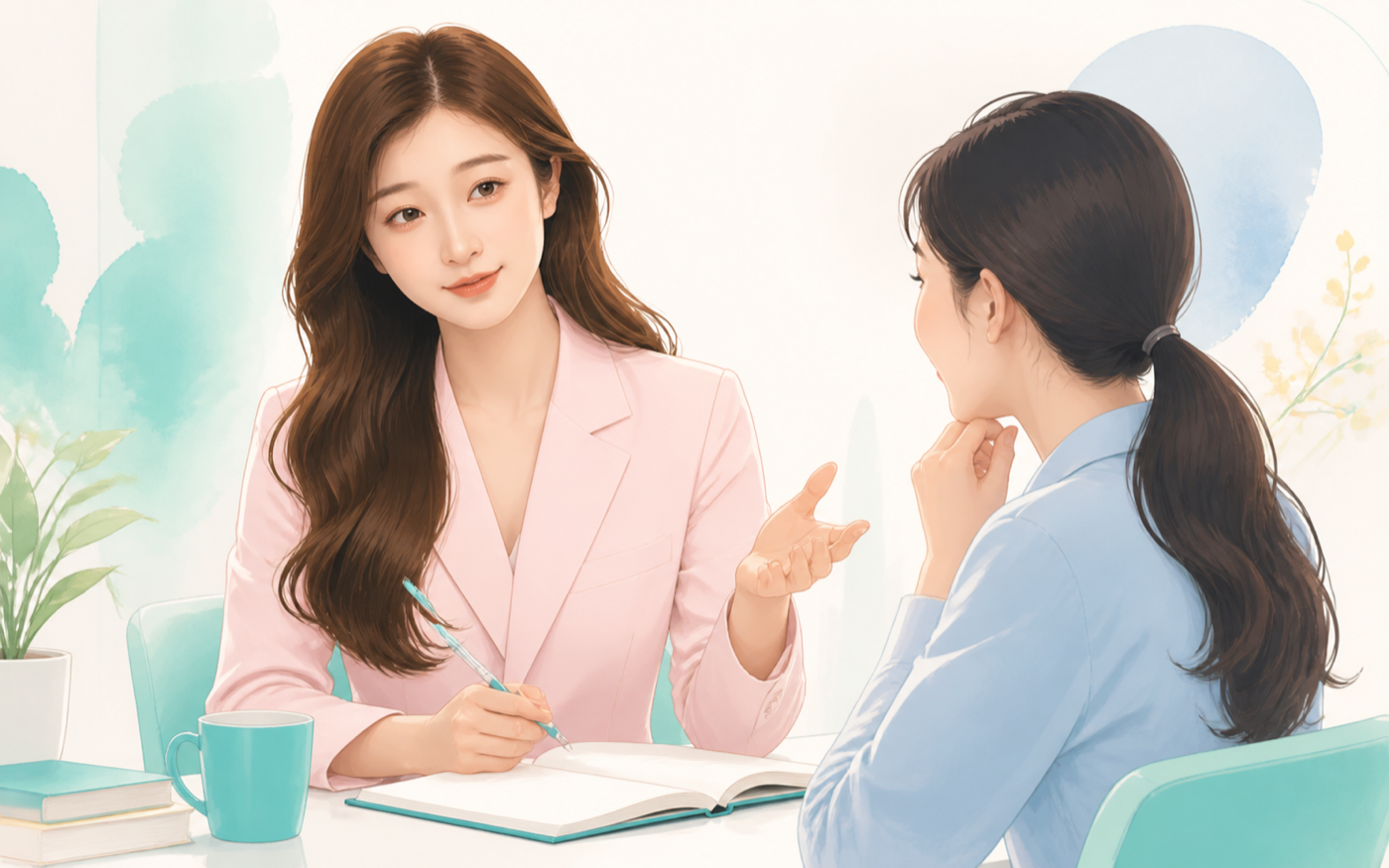 Qiqi teaching Chinese speaking