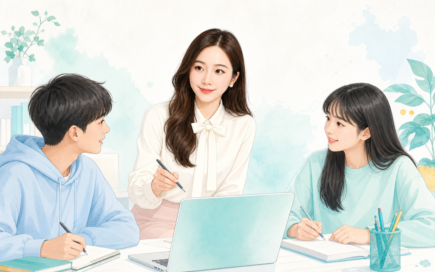 Tina teaching Chinese for Teens